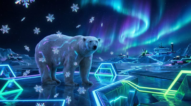 高清视频北极熊视频